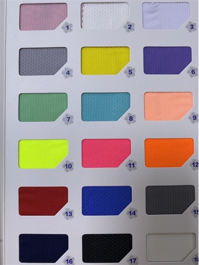 GZ-YXYF 0378# 45小蝴蝶網  幅寬：160CM 克重：200GSM 成分：90%polyester   10%spandex吸湿排汗 45度照